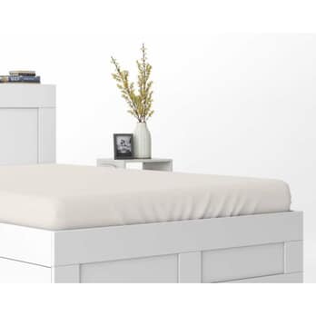 Prestieradlo SATIN ecru, 180x200 cm 1