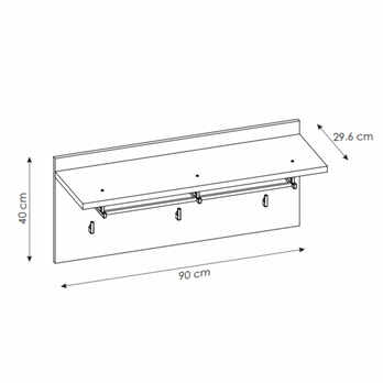 Predsieňový panel SAVIO dymová sivá 3