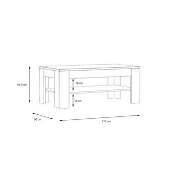 Konferenčný stolík SAVONA dub bahnitý 2