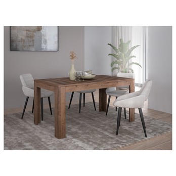 Jedálenský stôl SAVONA dub bahnitý 1