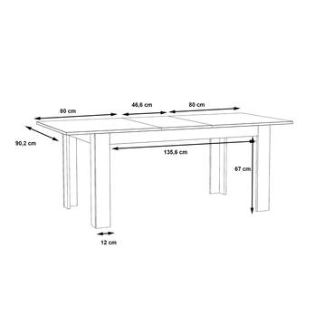 Jedálenský stôl SAVONA dub bahnitý 5