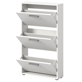 Skrinka na topánky SAXON 1 biela 2