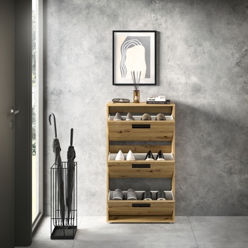 Skrinka na topánky SAXON 1 dub artisan 6