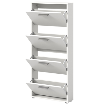 Skrinka na topánky SAXON 2 biela 2