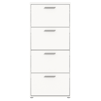 Skrinka na topánky SAXON 2 biela 3