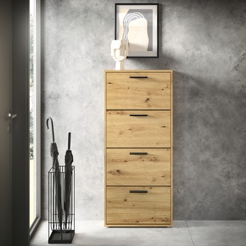 Skrinka na topánky SAXON 2 dub artisan 5