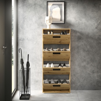 Skrinka na topánky SAXON 2 dub artisan 6