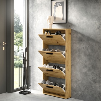 Skrinka na topánky SAXON 2 dub artisan 7