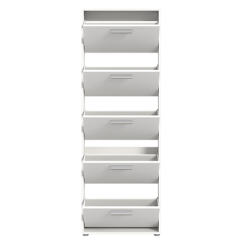 Skrinka na topánky SAXON 3 biela 4