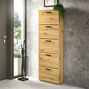 Skrinka na topánky SAXON 3 dub artisan 1