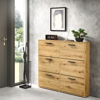 Skrinka na topánky SAXON 4 dub artisan 1