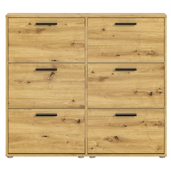 Skrinka na topánky SAXON 4 dub artisan 3