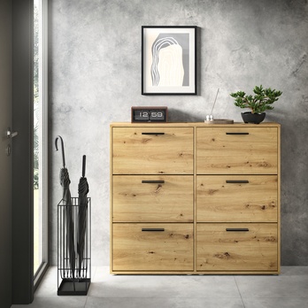 Skrinka na topánky SAXON 4 dub artisan 5