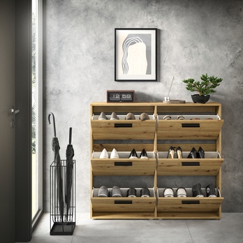 Skrinka na topánky SAXON 4 dub artisan 6