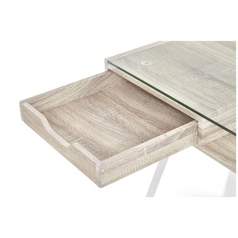 Konzolový stolík SCB-33 dub sonoma/biela 3