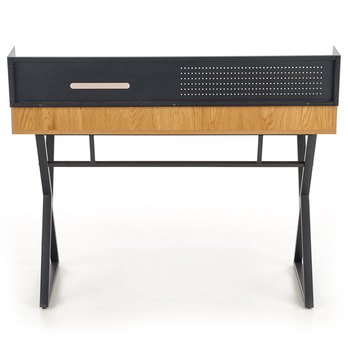 Písací stôl SCB-43 dub zlatý/čierna 6