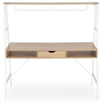 Písací stôl SCB-48 dub sonoma/biela 3