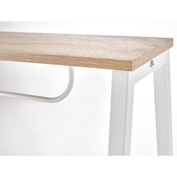 Písací stôl SCB-48 dub sonoma/biela 8