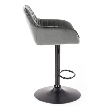 Barová stolička SCH-103 sivá/čierna 2