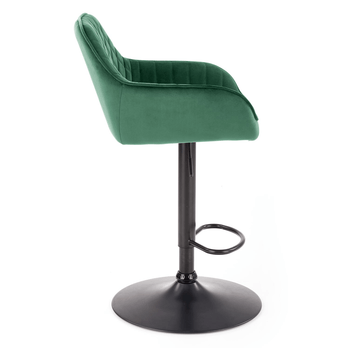 Barová stolička SCH-103 tmavozelená/čierna 2