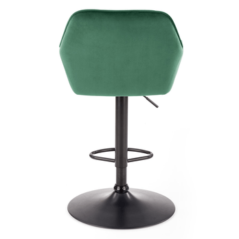Barová stolička SCH-103 tmavozelená/čierna 3