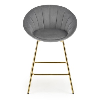 Barová stolička SCH-112 sivá/zlatá 1