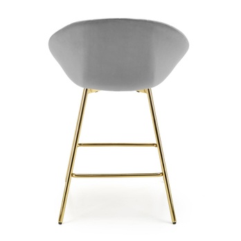 Barová stolička SCH-112 sivá/zlatá 3
