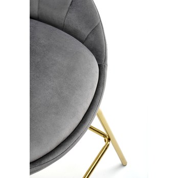 Barová stolička SCH-112 sivá/zlatá 5