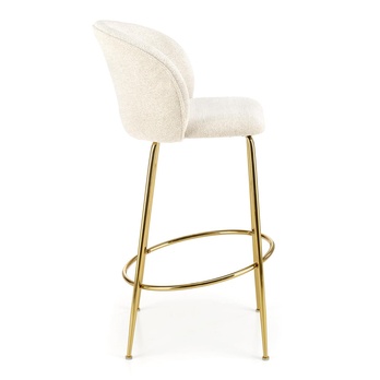 Barová stolička SCH-116 krémová/zlatá 1