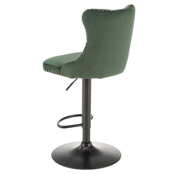Barová stolička SCH-117 tmavozelená 4