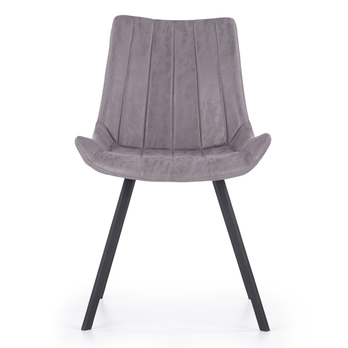 Jedálenská stolička SCK-279 sivá/čierna 1