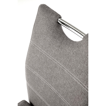 Jedálenská stolička SCK-349 sivá/chróm 4