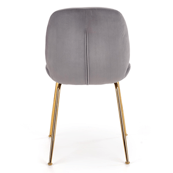 Jedálenská stolička SCK-381 sivá/zlatá 3