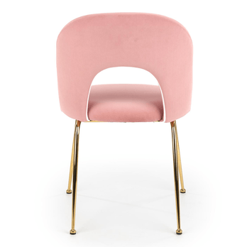 Jedálenská stolička SCK-385 ružová/zlatá 3