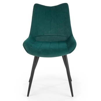 Jedálenská stolička SCK-388 tmavozelená/čierna 1