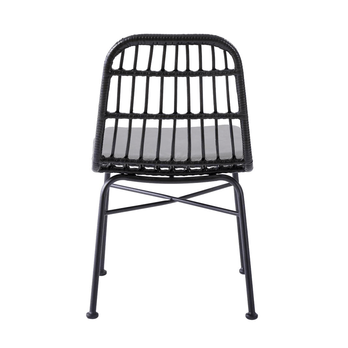 Jedálenská stolička SCK-401 čierna/sivá 3