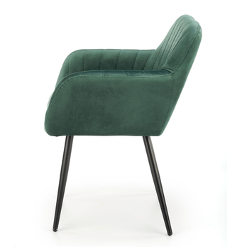 Jedálenská stolička SCK-429 tmavozelená/čierna 2