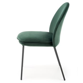 Jedálenská stolička SCK-443 tmavozelená 2