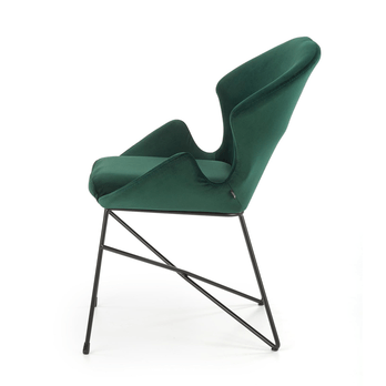 Jedálenská stolička SCK-458 tmavozelená 2