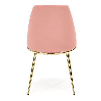 Jedálenská stolička SCK-460 ružová/zlatá 3