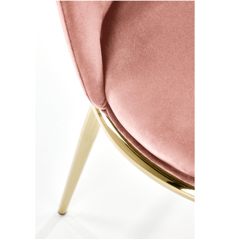 Jedálenská stolička SCK-460 ružová/zlatá 4