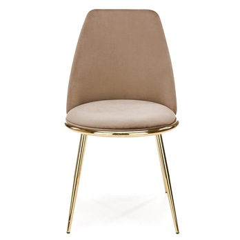 Jedálenská stolička SCK-460 béžová/zlatá 1