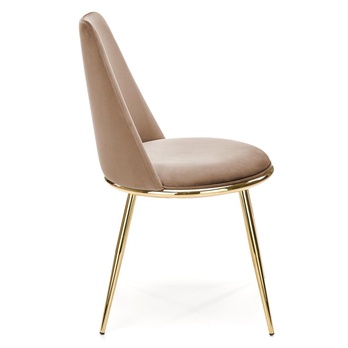 Jedálenská stolička SCK-460 béžová/zlatá 2