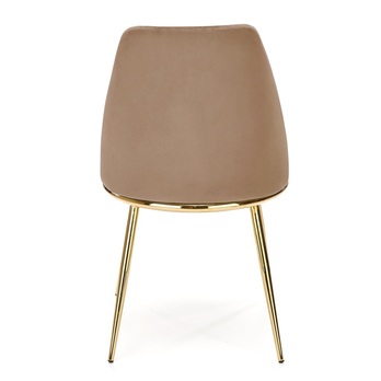 Jedálenská stolička SCK-460 béžová/zlatá 3