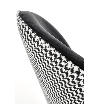 Jedálenská stolička SCK-478 čierna/biela 4