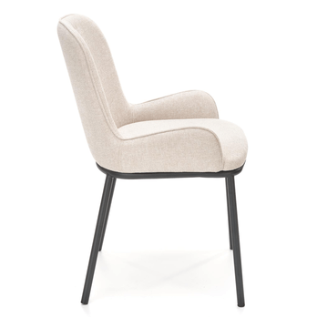 Jedálenská stolička SCK-481 béžová/čierna 2