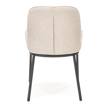 Jedálenská stolička SCK-481 béžová/čierna 3