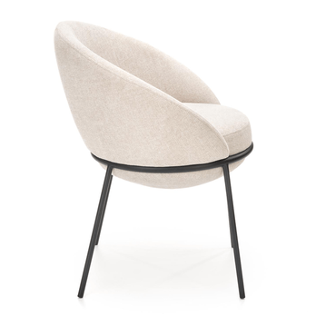 Jedálenská stolička SCK-482 béžová/čierna 2