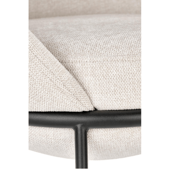 Jedálenská stolička SCK-482 béžová/čierna 4