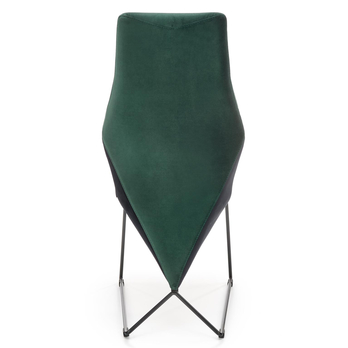Jedálenská stolička SCK-485 tmavozelená/čierna 2